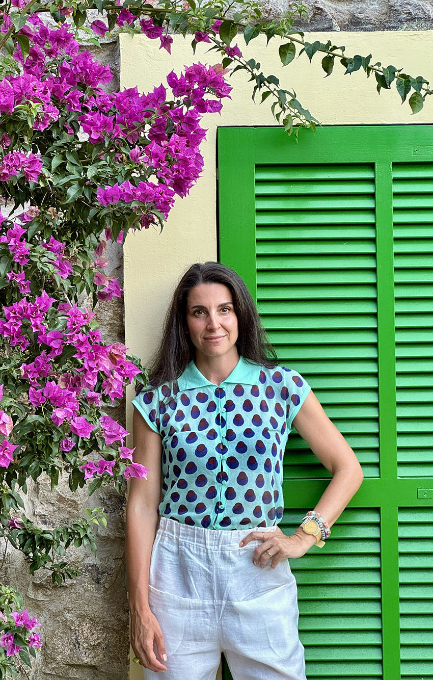 Adriana Merlo in her studio